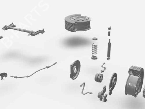Used Rear axle SSANGYONG TIVOLI 1.6 (128 hp) 7870401
