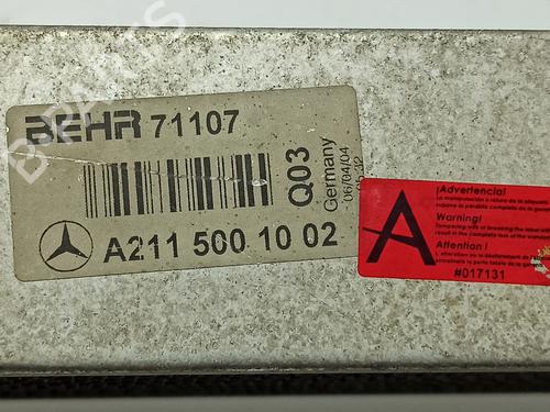 Intercooler MERCEDES-BENZ E-CLASS (W211) E 220 CDI (211.006) | BP17442975M30