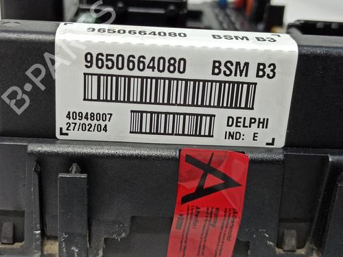 Fuse box PEUGEOT 307 (3A/C) 2.0 HDi 90 | BP20100659E1 