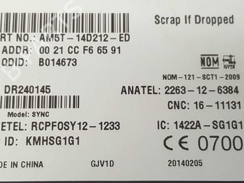 Electronic module FORD FIESTA VI (CB1, CCN) 1.6 TDCi | BP11387125M83 