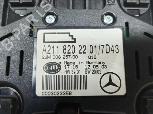 Interior roof light MERCEDES-BENZ E-CLASS (W211) E 400 CDI (211.028) | BP11387958I8 