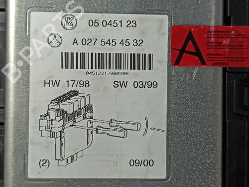 Sikringsdåse MERCEDES-BENZ S-CLASS (W220, V220) S 320 CDI (220.026, 220.126) | BP29551853E1