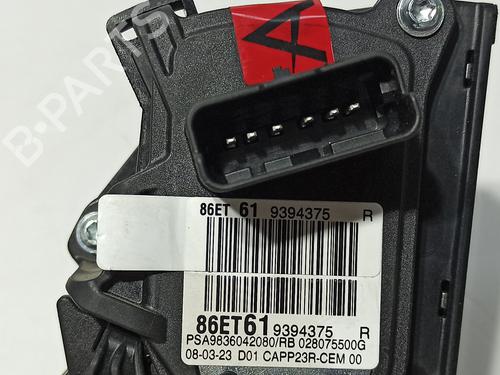 Pedal CITROËN C5 AIRCROSS (A_) 1.2 PureTech 130 (ARHNSJ) | BP29848241I4