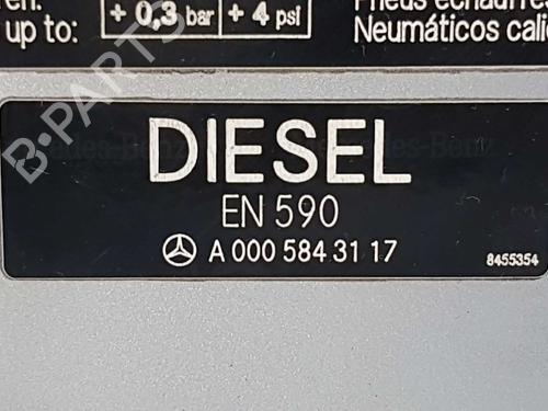 Fuel flap MERCEDES-BENZ E-CLASS (W211) E 270 CDI (211.016) | BP6246252C131 