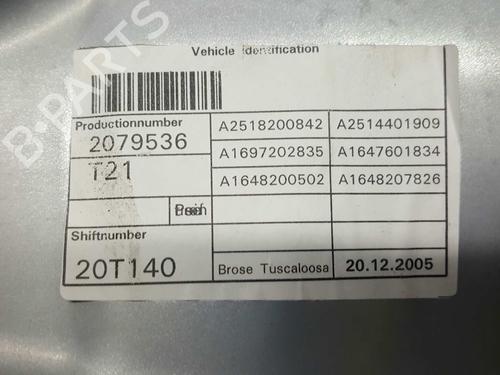 Front right window mechanism MERCEDES-BENZ M-CLASS (W164) ML 300 CDI 4-matic (164.120) | BP5792321C23