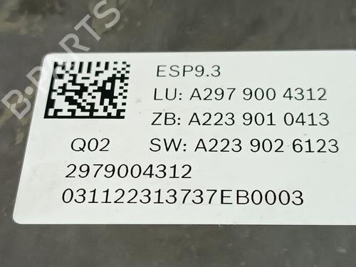 ABS pump MERCEDES-BENZ EQS (V297) EQS 450+ (297.123) | BP17097168M43 