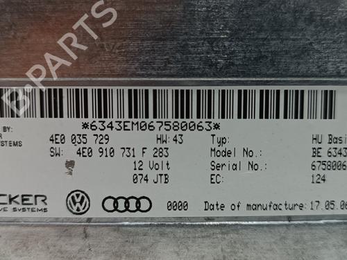 Module électronique AUDI A8 D3 (4E2, 4E8) 3.0 TDI quattro | BP20152181M83 
