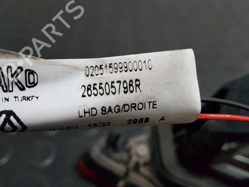 Right taillight RENAULT CLIO IV (BH_) 1.5 dCi 75 | BP2769400C35