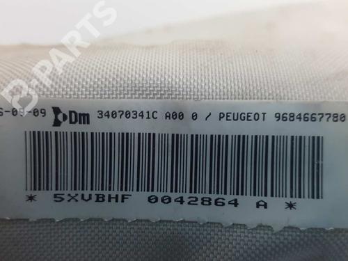 Right curtain airbag PEUGEOT 3008 I MPV (0U_) 1.6 HDi | BP4245727C12 