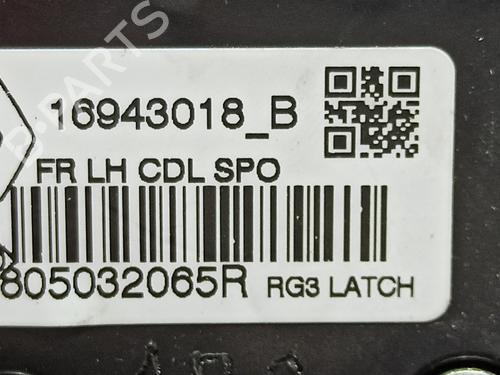 Venstre foran lås RENAULT MEGANE IV Hatchback (B9A/M/N_) 1.5 Blue dCi 115 (B9A6) | BP7902911C98