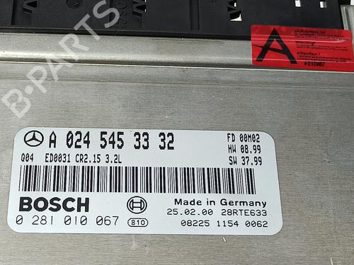 Motorstyringsenhed MERCEDES-BENZ S-CLASS (W220, V220) S 320 CDI (220.026, 220.126) | BP29551851M57