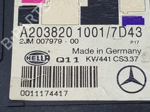 Kabinelys MERCEDES-BENZ C-CLASS (W203) C 220 CDI (203.006) | BP7426244I8 