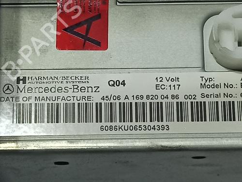 Radio MERCEDES-BENZ B-CLASS Sports Tourer (W245) B 180 CDI (245.207) | BP11426826E6 