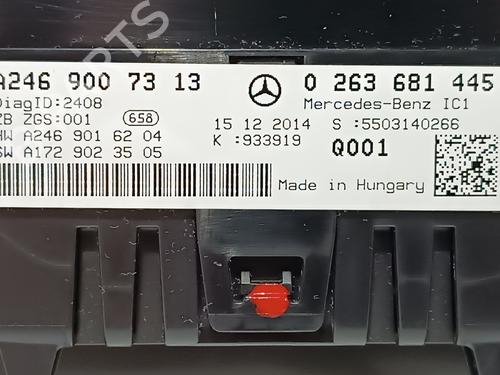 Instrument cluster MERCEDES-BENZ B-CLASS Sports Tourer (W246, W242) B 180 CDI (246.200) | BP11385869C47