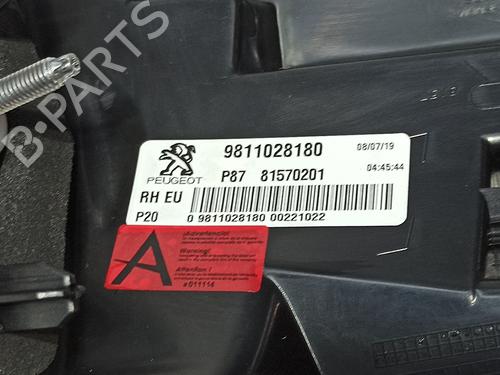 Right taillight PEUGEOT 5008 II (MC_, MJ_, MR_, M4_) 1.2 THP (MRHNYH, MRHNYW, MRHNSJ, MRHNSU, MRHNSM) | BP24985093C35 