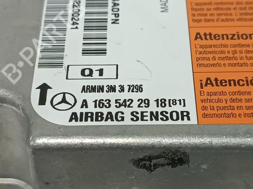 Kollisjonspute styreenhet MERCEDES-BENZ M-CLASS (W163) ML 400 CDI (163.128) | BP13688497M53 