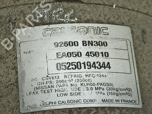 AC compressor NISSAN ALMERA II Hatchback (N16)  | BP25587197M34 