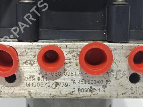 ABS Bremseaggregat RENAULT TWINGO III (BCM_, BCA_) 0.9 TCe 90 (BCM9, BCM2) | BP12847039M43 
