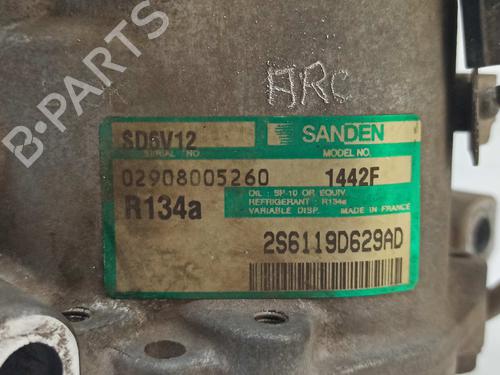 AC compressor FORD FIESTA V (JH_, JD_) 1.4 TDCi | BP9732706M34