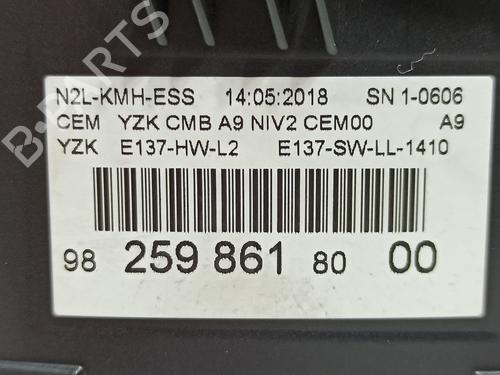 Instrument cluster PEUGEOT 208 I (CA_, CC_) 1.2 VTI 82 | BP17674576C47