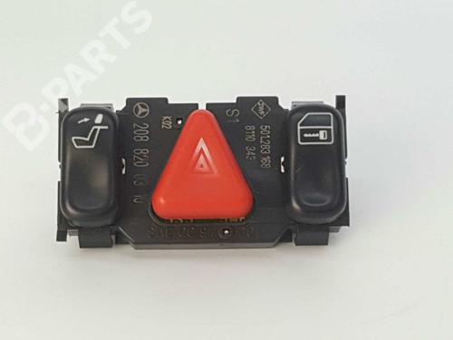Used Warning switch MERCEDES-BENZ CLK (C208) CLK 320 (208.365) (218 hp) 8276410