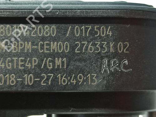 Throttle body PEUGEOT 2008 I (CU_) 1.2 THP 130 / PureTech 130 | BP23953357M82 