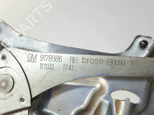 Rudehejsemekanisme Højre foran OPEL VECTRA C (Z02) 2.2 DTI 16V (F69) | BP6997026C23