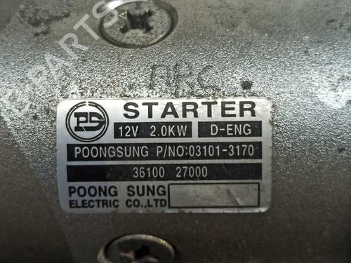 Starter HYUNDAI ELANTRA III Saloon (XD) 2.0 CRDi | BP8154900M8