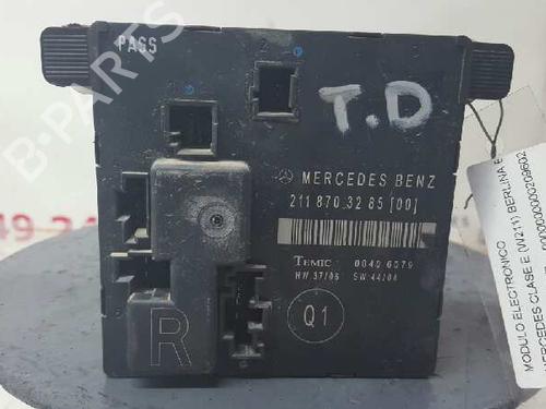 Elektronisk modul MERCEDES-BENZ E-CLASS (W211) E 320 CDI (211.022) (224 hp) 2736923