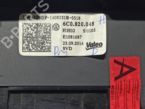 Climate control VW POLO V (6R1, 6C1) 1.0 | BP16725784I5