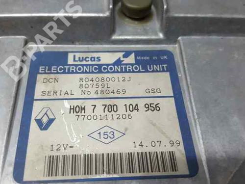 Engine control unit (ECU) RENAULT KANGOO (KC0/1_) D 65 1.9 (KC0E, KC02, KC0J, KC0N) | BP2745078M57 