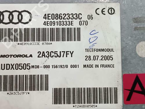 Elektronisk modul AUDI A8 D3 (4E2, 4E8) 4.0 TDI quattro | BP10376827M83 