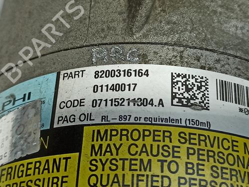 AC-Kompressor RENAULT MEGANE II (BM0/1_, CM0/1_) 1.5 dCi (BM1E, CM1E) | BP30956403M34 