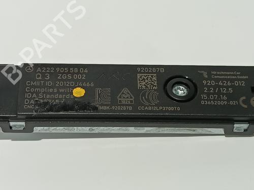 Elektronische module MERCEDES-BENZ A-CLASS (W176) A 200 CDI / d (176.008) (136 hp) 17834100