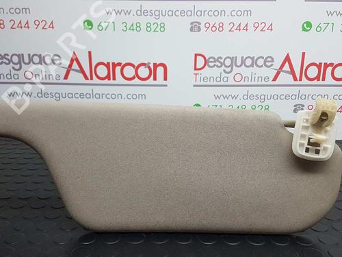 Left sun visor RENAULT CLIO III (BR0/1, CR0/1) 1.5 dCi (C/BR0G, C/BR1G) | BP2750340I1 