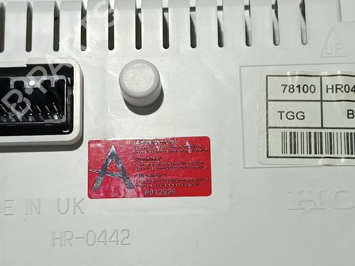 Instrument cluster HONDA CIVIC X Hatchback (FC_, FK_) 1.5 VTEC (FK7) | BP11529141C47 