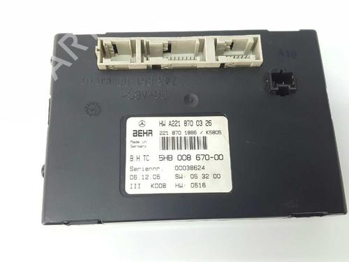 Module électronique MERCEDES-BENZ S-CLASS (W221, V221) S 320 CDI (221.022, 221.122) (235 hp) 5040877