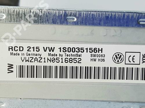 Bilradio VW UP! (121, 122, BL1, BL2, BL3, 123) 1.0 | BP3292399E6 