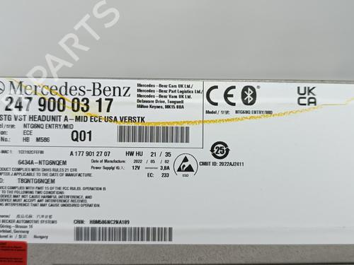 Electronic module MERCEDES-BENZ CLA (C118) CLA 200 d (118.312) | BP25885452M83 