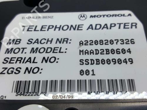 Elektronisk modul MERCEDES-BENZ S-CLASS (W220, V220) S 500, S 500 L (220.075, 220.175, 220.875) | BP2757731M83 