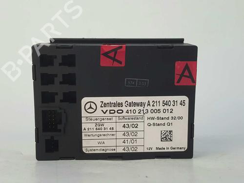 Modulo electronico MERCEDES-BENZ E-CLASS (W211) E 320 CDI (211.026) (204 hp) 9392513