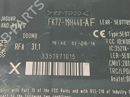 Electronic module LAND ROVER RANGE ROVER EVOQUE (L538) | BP23215017M83