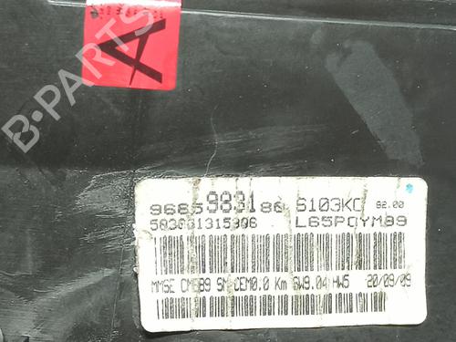 Instrument cluster PEUGEOT PARTNER Box Body/MPV 1.6 HDi | BP11971893C47