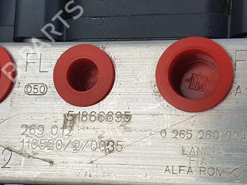 ABS pump LANCIA YPSILON (312_) 1.2 (312.PXA1A, 312.YXA1A) | BP7551318M43