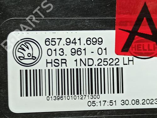 Left front fog light SKODA SCALA (NW1) 1.0 TSI | BP28061351C30 