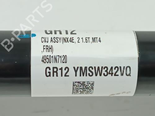 Right front driveshaft KIA SPORTAGE V (NQ5) 1.6 T-GDI MHEV | BP37517439M39 - Image 2