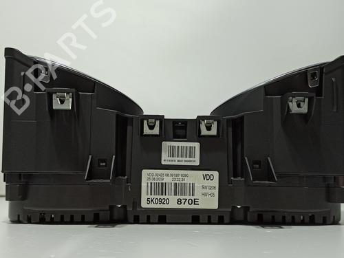 Instrument cluster VW GOLF VI (5K1) 1.6 TDI | BP20642924C47