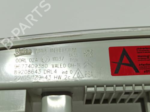 Right daytime light PEUGEOT PARTNER Box Body/MPV  | BP32199295C103 
