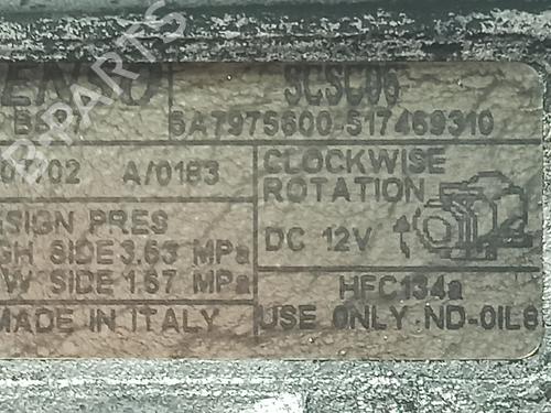 AC compressor FIAT PUNTO (188_) 1.3 JTD 16V | BP11286104M34