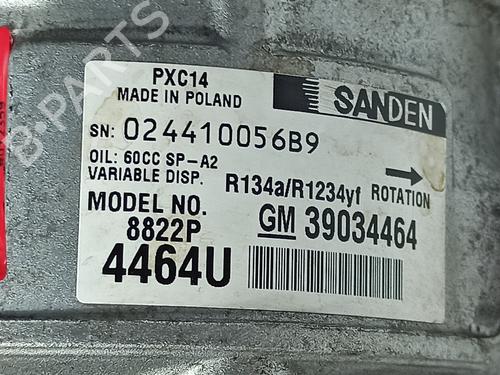 AC compressor OPEL ASTRA K (B16) 1.6 CDTi (68) | BP18021407M34